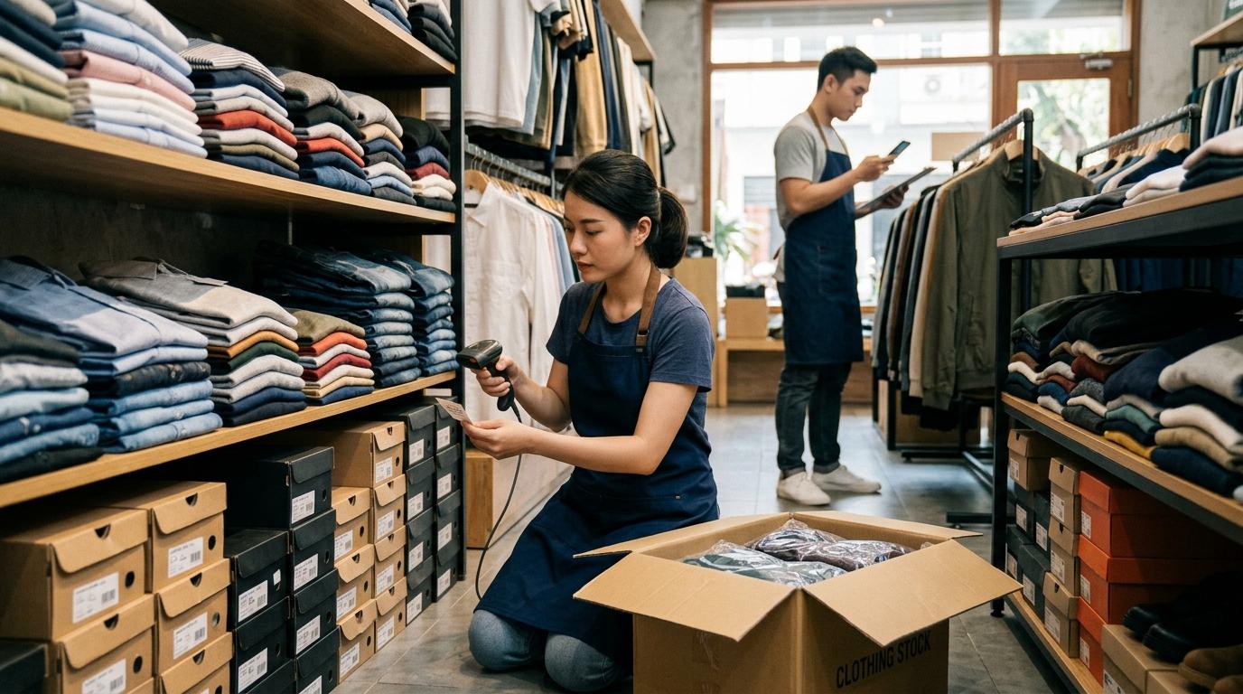 Minh hoạ tính năng đặc thù cho ngành Cửa hàng · Chuỗi bán lẻ