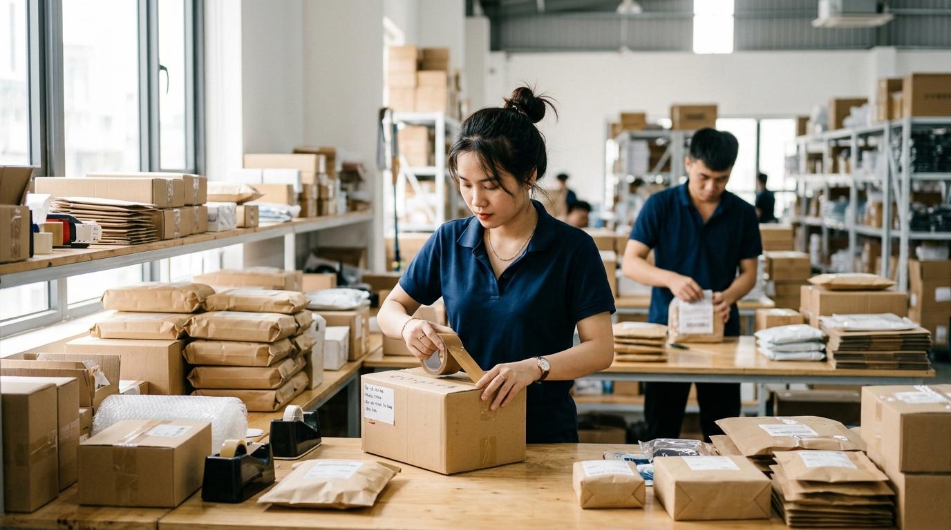 Doanh nghiệp ngành Bán hàng online · Shop trên sàn tại Việt Nam đang làm việc