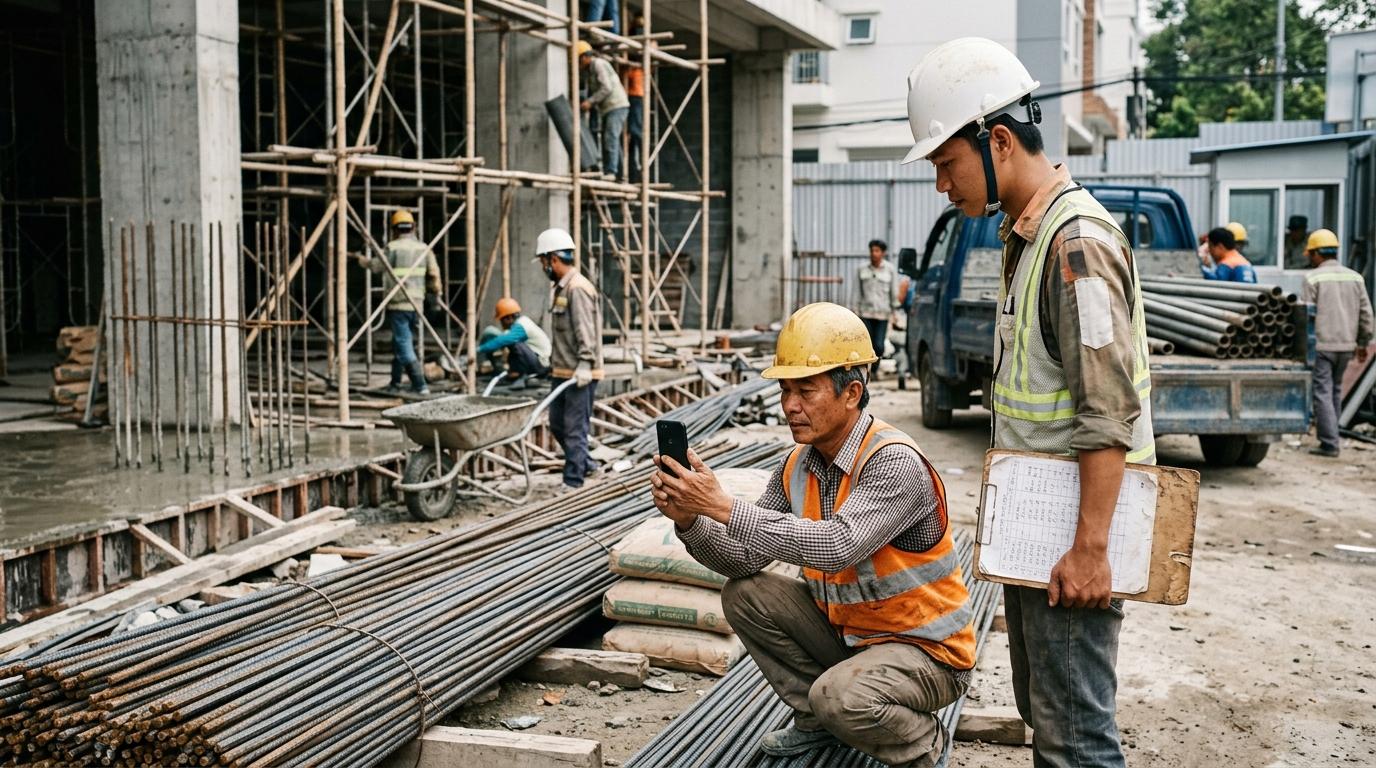 Minh hoạ tính năng đặc thù cho ngành Xây dựng · Nhà thầu