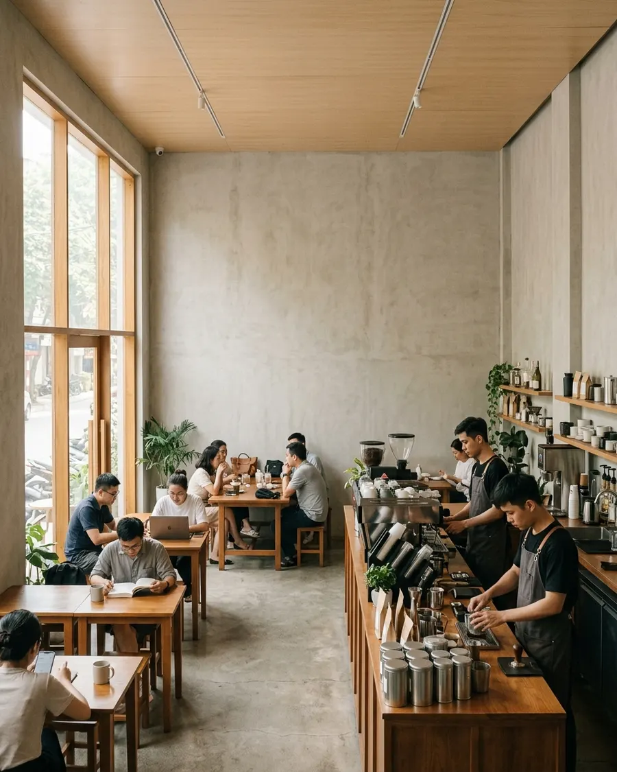 Minh hoạ Reach Ops cho chuỗi nhà hàng và quán cà phê