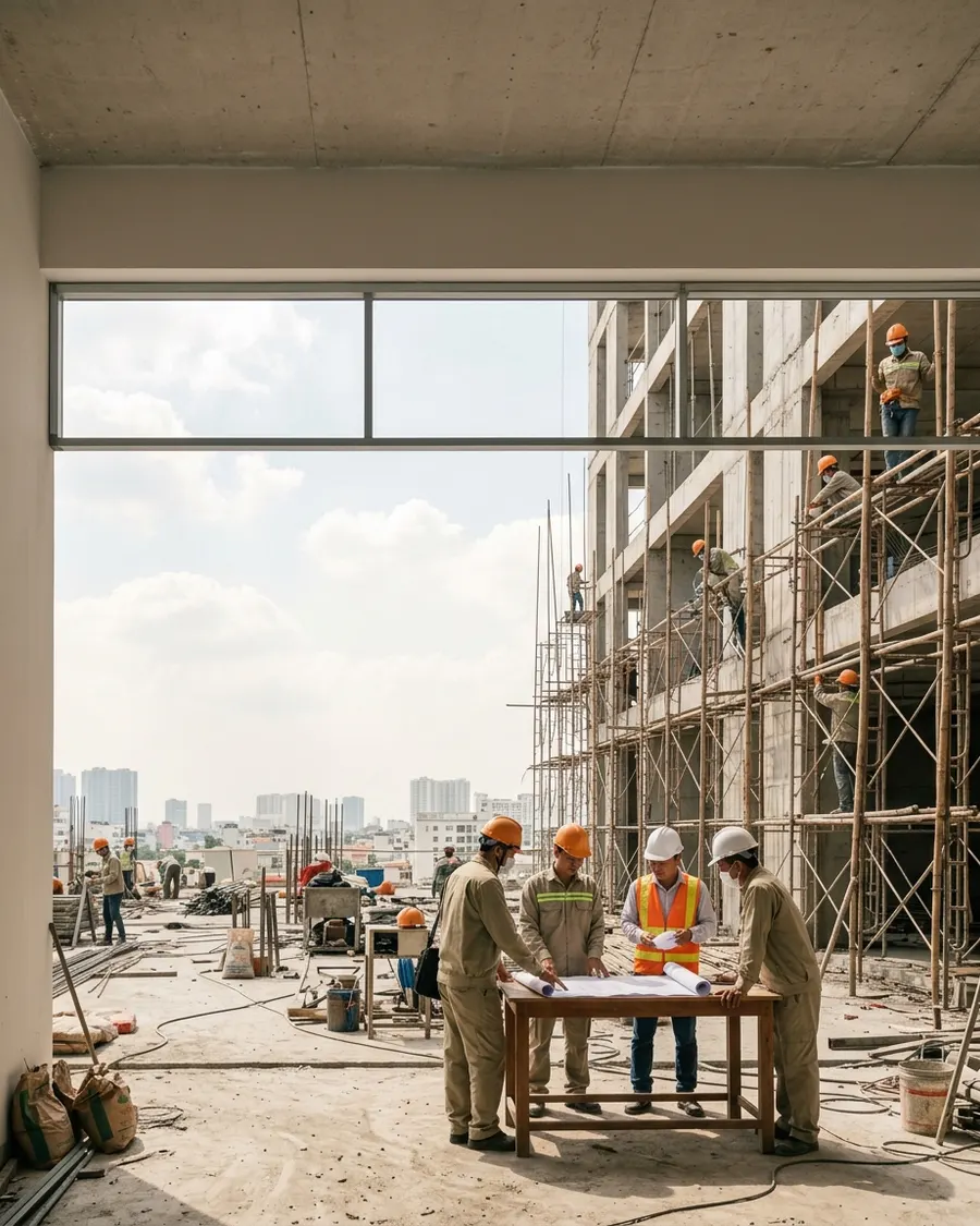 Minh hoạ Reach Ops cho nhà thầu và công ty xây dựng